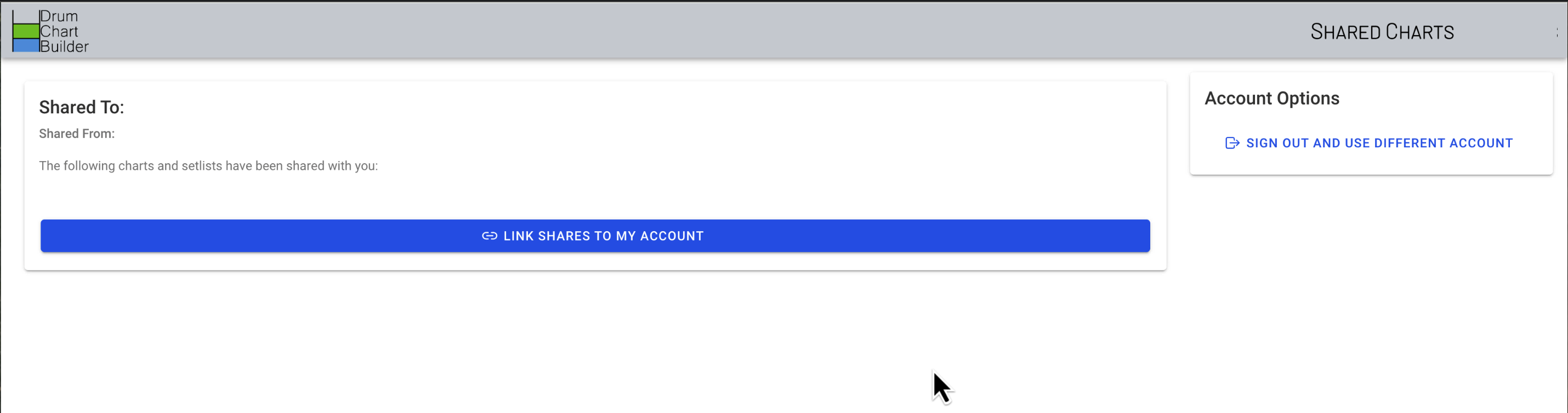 5 share chart Blue Link Share to My Account