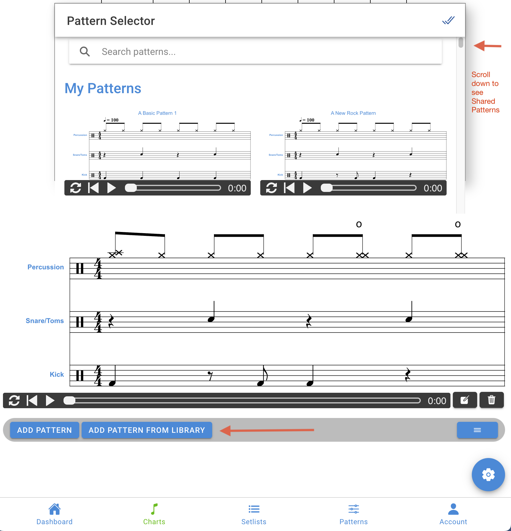 My Pattens and Shared Patterns