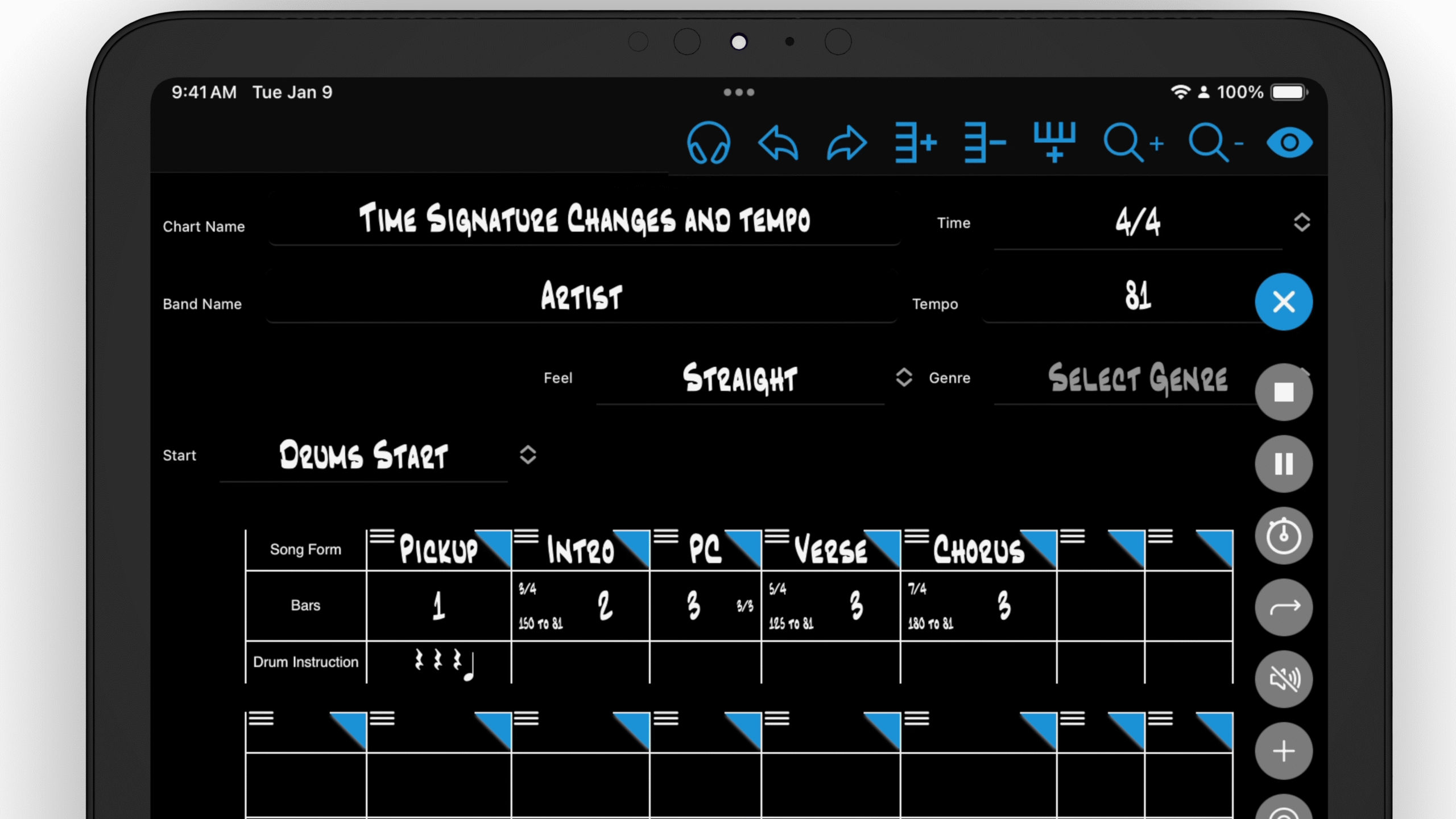 iPad Measure Counting Tool