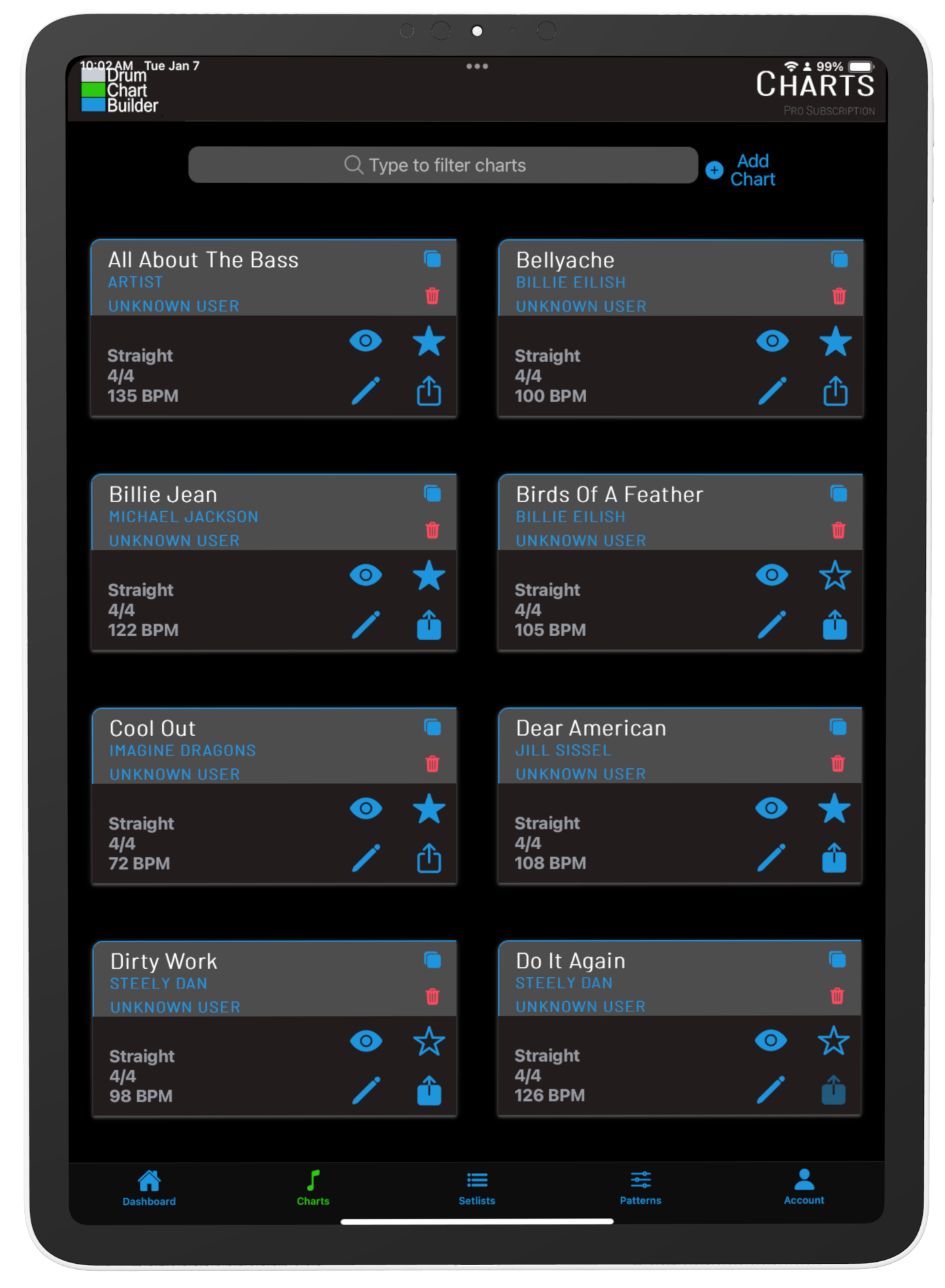 iPad Chart Library USE THIS