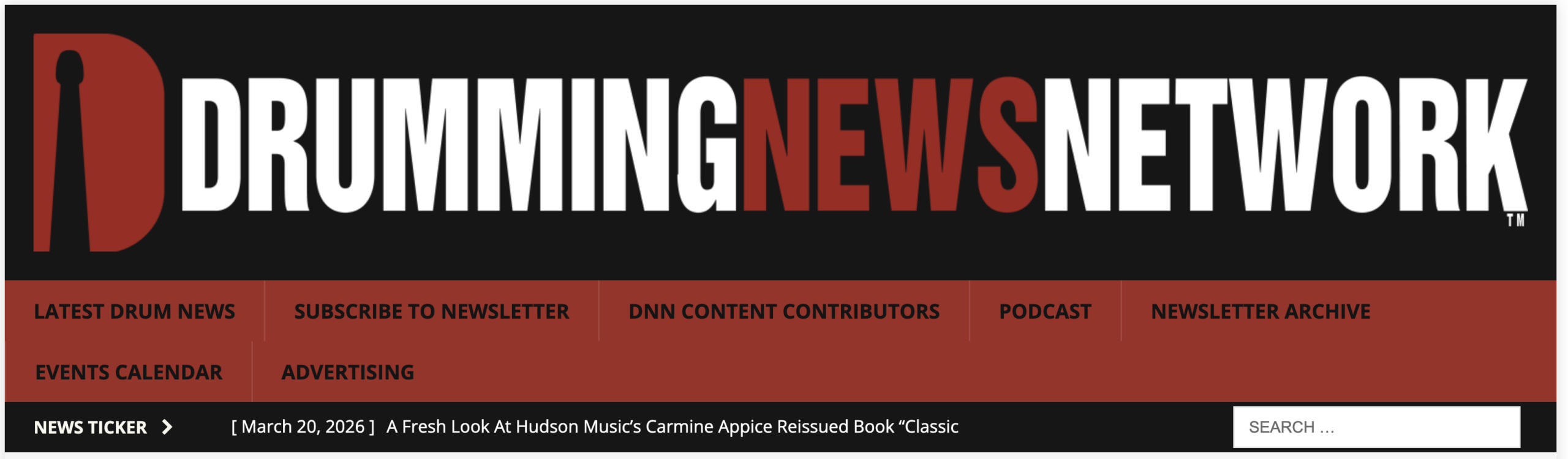 DNN header with their logo