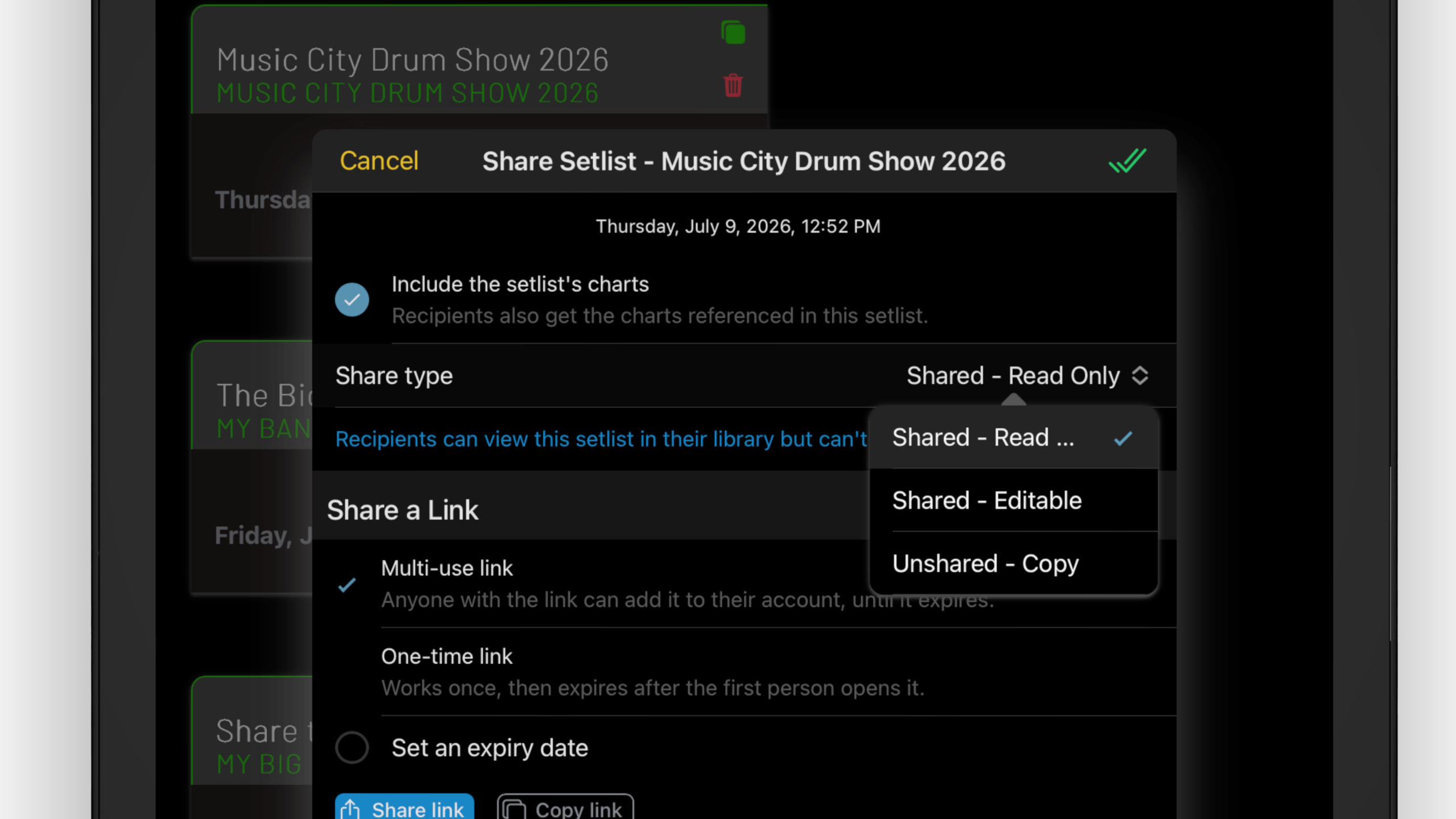 iPad Setlist Sharing middle of ipad for website Rotato Image E857